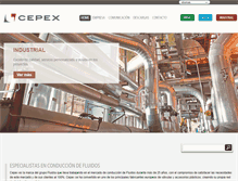 Tablet Screenshot of cepex.com